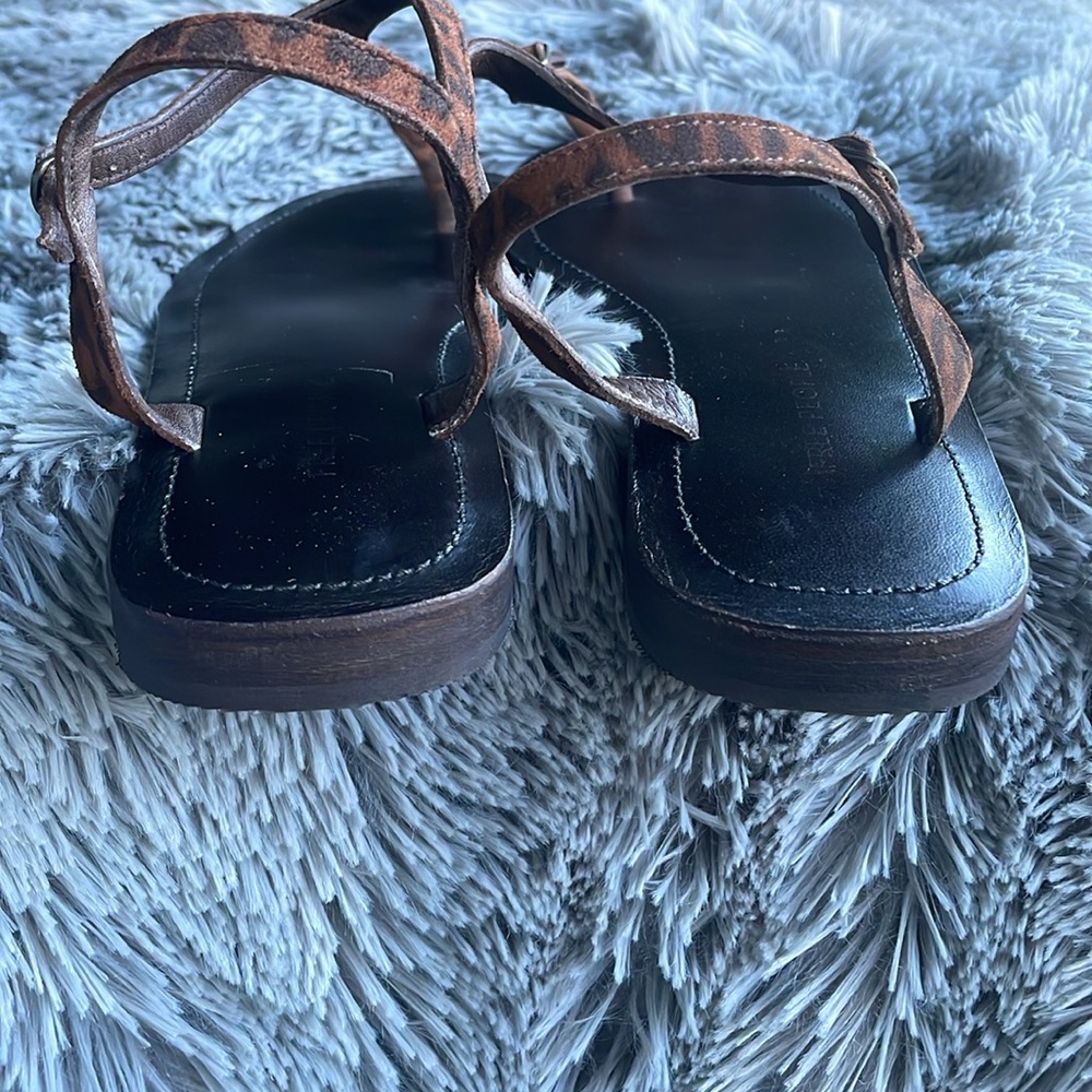 Free People ‘Alina’ Leopard Sandals - Picture 4 of 14